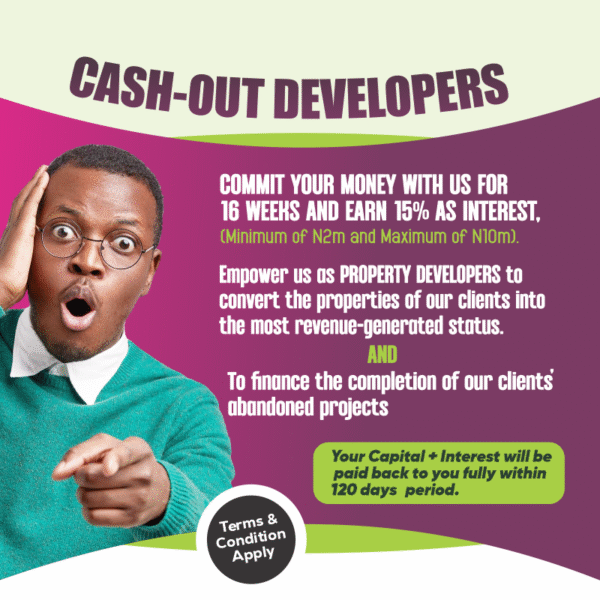 CASH OUT DEVELOPERS