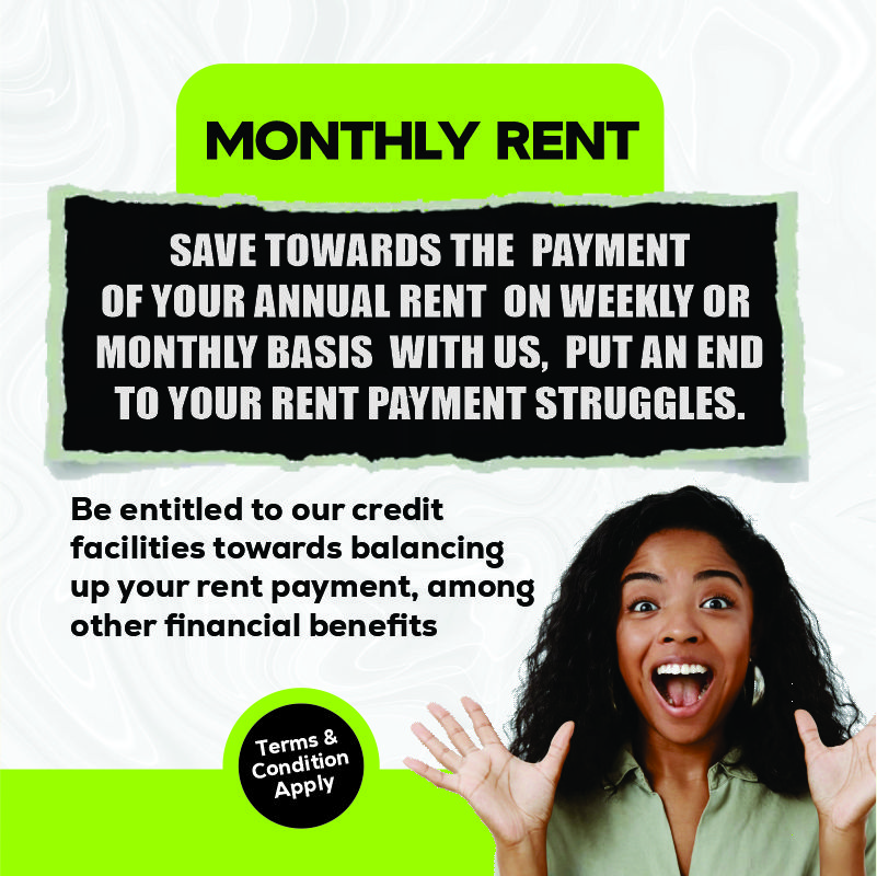 MONTHLY RENT